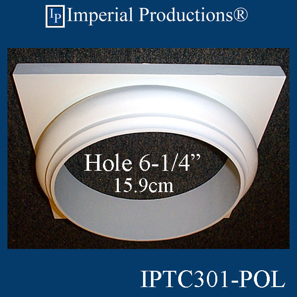 IPTC301-POL-PK2 Tuscan Capital - Hole 6-1/4" Pack of 2