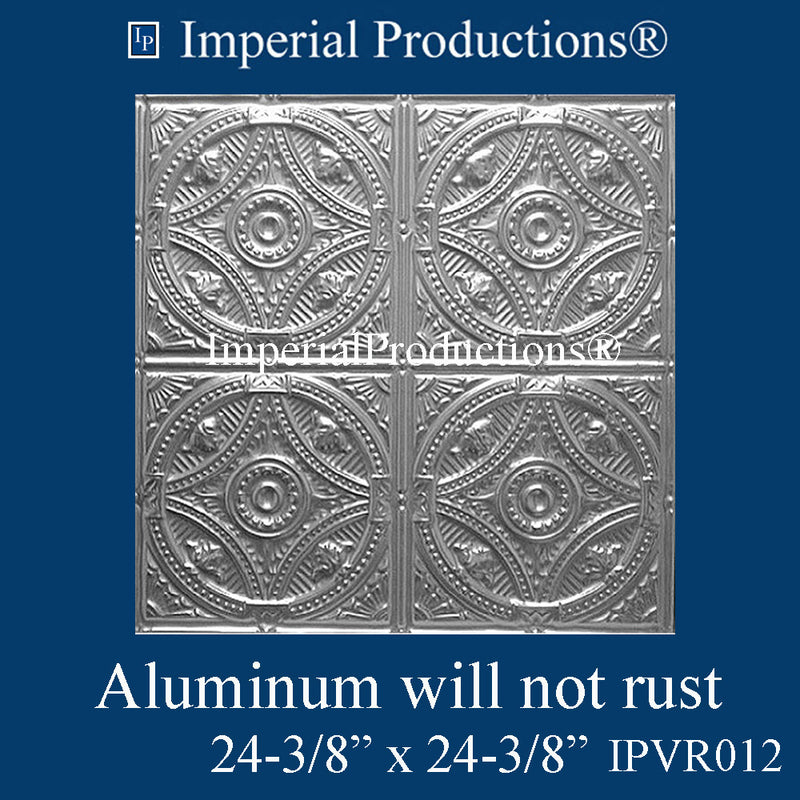 IPVR012-A-N-F0-05 Aluminum Ceiling Panel Pack of 5