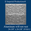 IPVR012-A-N-F0-10 Aluminum Ceiling Panel Pack of 10