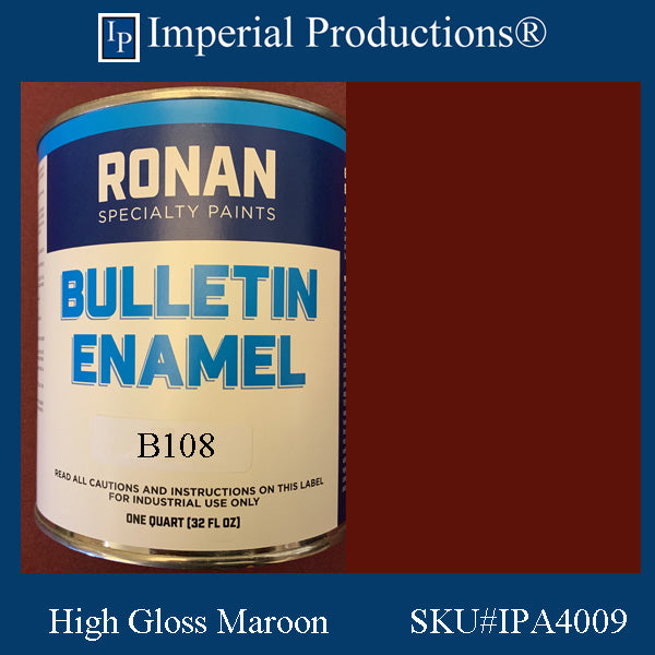 Bulletin Ronan B108 High Gloss Maroon Quart (946ml)