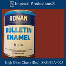 Bulletin Ronan B1104 High Gloss Cherry Red Quart (946ml)