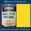 B135 Ronan Bulletin Enamel High Gloss Golden Yellow Quart (946ml)