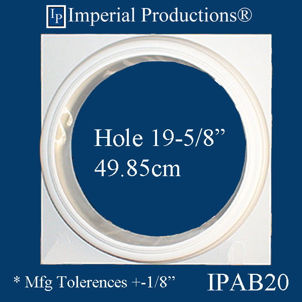 IPAB20-APOL-PK4 Attic Base Hole 19-5/8" ArchPolymer pack of 4 Custom Order