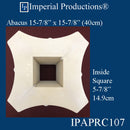 IPAPRC107-POL Roman Corinthian Capital Fits 10" Shaft, ArchPolymer, 2 weeks production