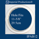 IPAB12-APOL-PK2 Attic Base Hole 11-3/4" ArchPolymer pack of 2 Custom Order