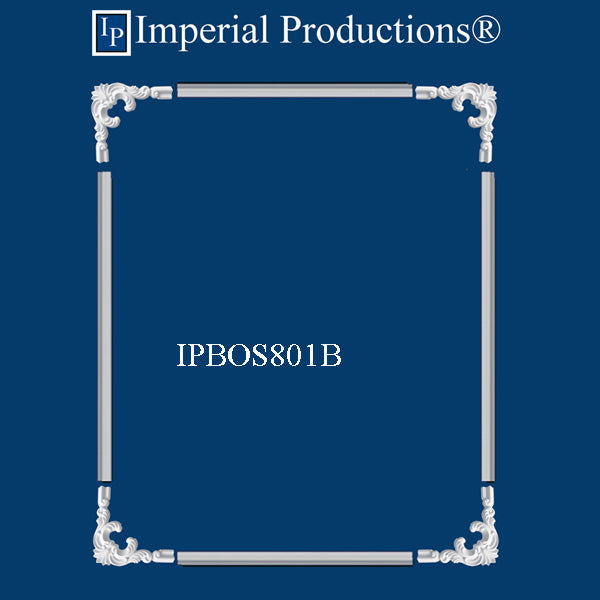 IPBOS0801B-POL Boiserie Multi-Part Collection Max 114" x 114" ArchPolymer, Set