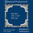 IPBOS0900A-POL Boiserie Multi-Part Collection Max 106" x 106" ArchPolymer - Custom all 1 weeks
