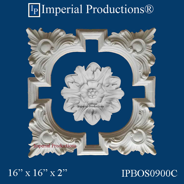 IPBOS0900C-GRG Boiserie Multi-Part Collection 16" x 16" ArchPolymer, Set