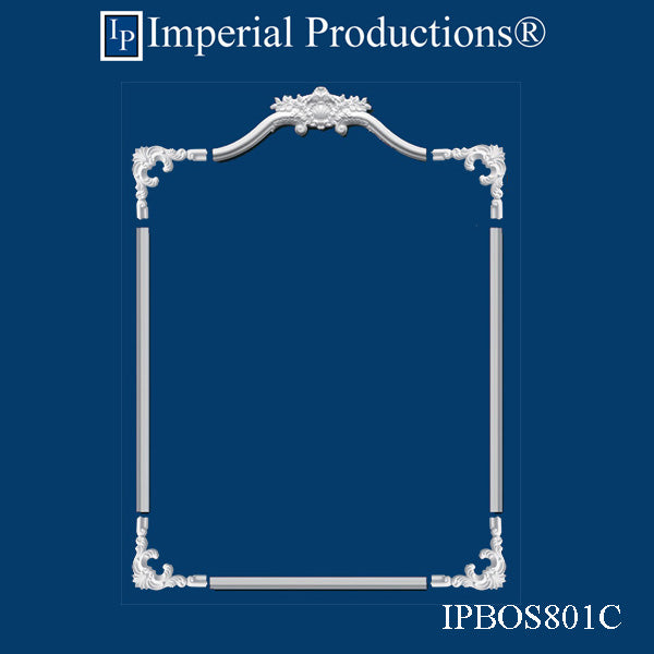 IPBOS0801C-POL Boiserie Multi-Part Collection Max 123" x 123" ArchPolymer, Set