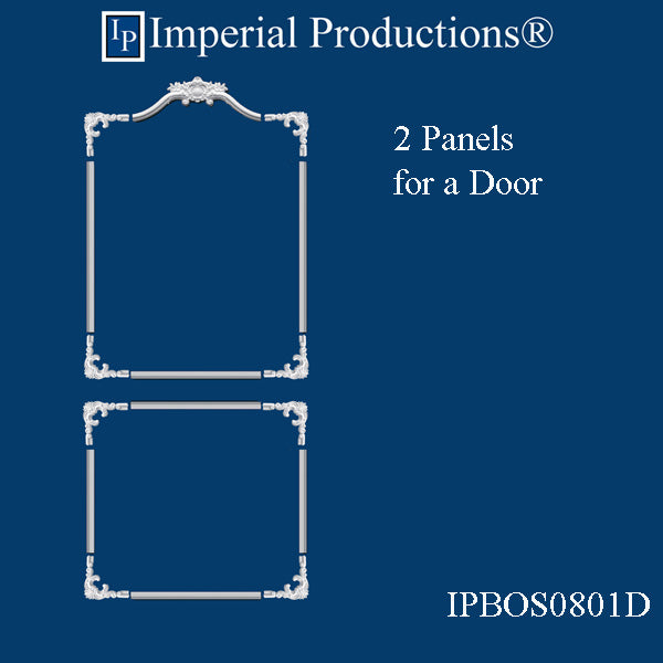 IPBOS0801D-POL Boiserie Multi-Part Collection Max 123" x 123" ArchPolymer, Set