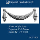 IPCV1009-APOL Laurel Applique 30" x 12" ArchPolymer Each