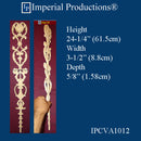 IPCVA1012-MAP Hand Carved Applique Maple