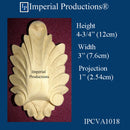IPCVA1018-MAP Hand Carved Fleur