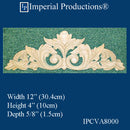 IPCVA8000-HMAP Hand Carved Applique 12" x 4" Each
