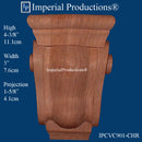 IPCVC901-CHR-PK2 Biedermeier Scroll Corbel Cherry Pack of 2