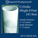 IPCYL0806S-POL Smooth Round Cylinder 8 Feet 6 inch, Pack of 2, Custom Order