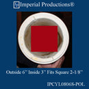 IPCYL0806S-POL Smooth Round Cylinder 8 Feet 6 inch, Pack of 2, Custom Order