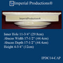IPDC14-CAP-FG-PK4 Doric Capital Fiberglass Hole 11-3/4" , Pack of 4, Custom Order