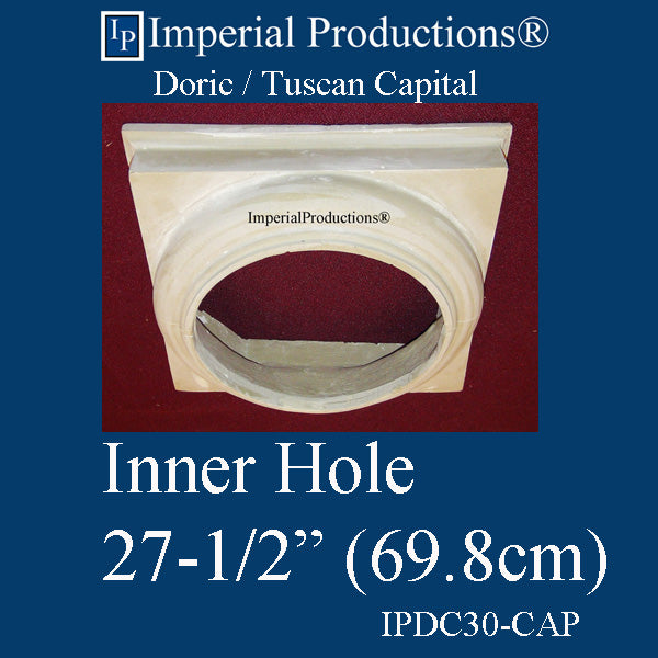IPDC30-CAP-FG Doric Capital Hole 27-1/2" Fiberglass Print Brochure to Order US$1169.13 EA