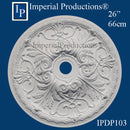 IPDP103-POL Acanthus Ceiling Medallion 26" (66cm) ArchPolymer Each