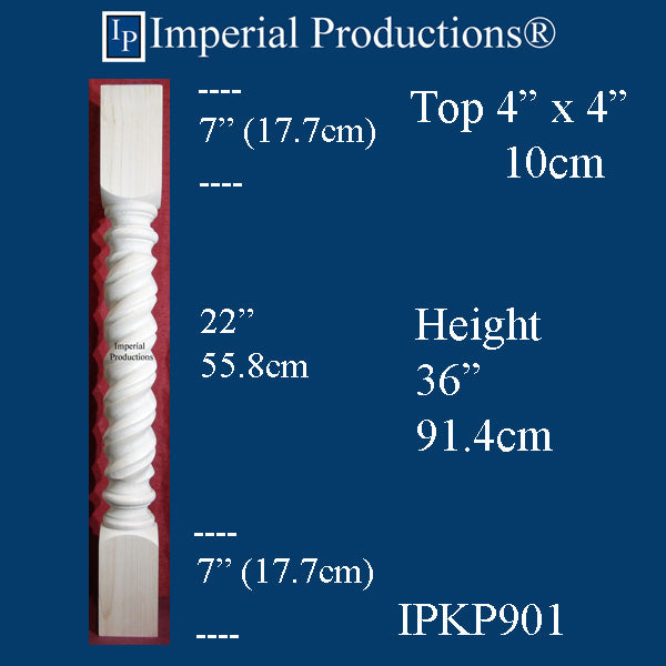 IPKP901-KPN Knotty Pine Hand Turned