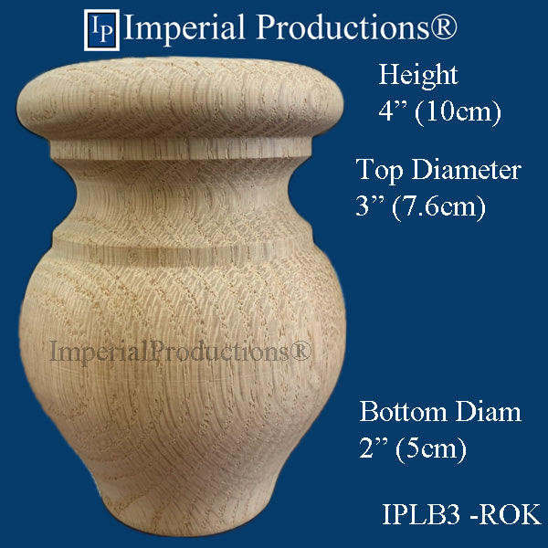 IPLB3-ROK Ball Leg Red Oak