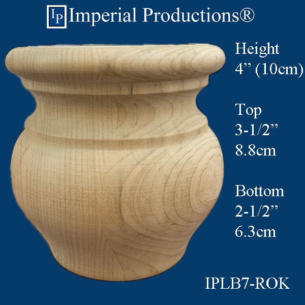 IPLB7-ROK Ball Leg Red Oak