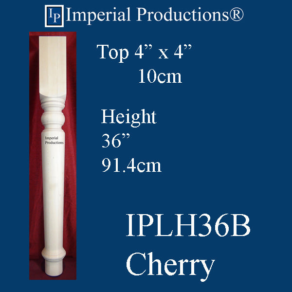 IPLH36B-CHR Harvest Kitchen Post, 36" x 4" Cherry Pack of 4 Add to Cart for Shipping or Free Depot Pickup
