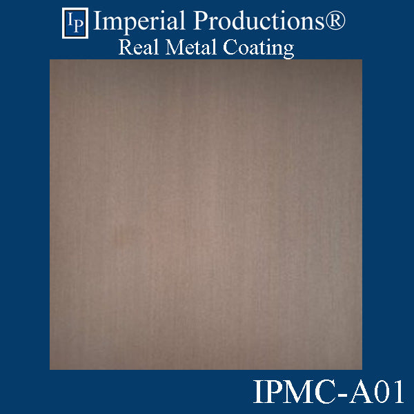 IPMC-A01 Sample of Bronze Metal Coating 8" x 8" x 1/4" add to cart for shipping or free depot pickup
