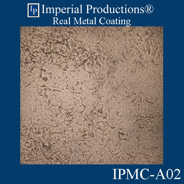 IPMC-A02 Sample of Bronze Metal Coating 8" x 8" x 1/4" add to cart for shipping or free depot pickup