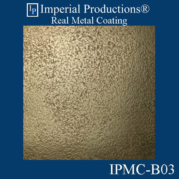 IPMC-B03 Sample of Brass Metal Coating 8" x 8" x 1/4" add to cart for shipping or free depot pickup