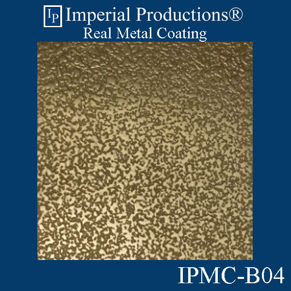 IPMC-B04 Sample of Brass Metal Coating 8" x 8" x 1/4" add to cart for shipping or free depot pickup
