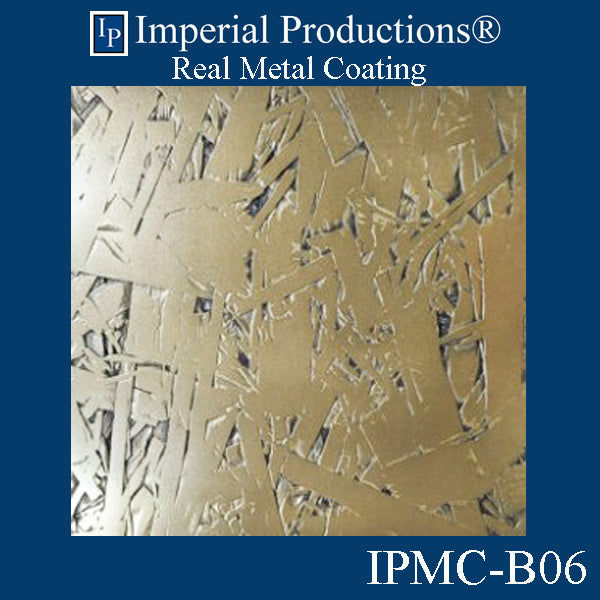 IPMC-B06 Sample of Brass Metal Coating 8" x 8" x 1/4" add to cart for shipping or free depot pickup