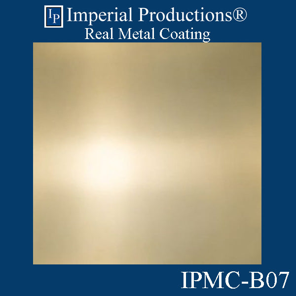 IPMC-B07 Sample of Brass Metal Coating 8" x 8" x 1/4" add to cart for shipping or free depot pickup