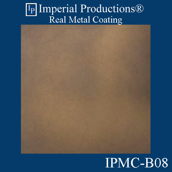 IPMC-B08 Sample of Brass Metal Coating 8" x 8" x 1/4" add to cart for shipping or free depot pickup