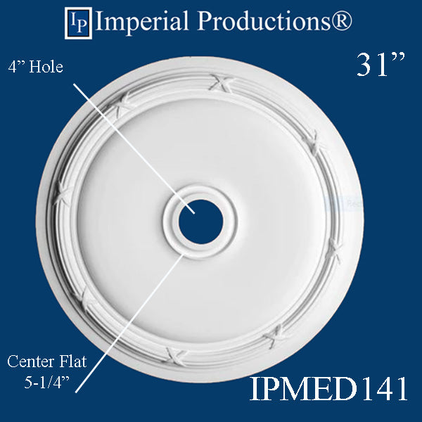 IPMED141-POL Federal Medallion 31" (78.74cm) ArchPolymer