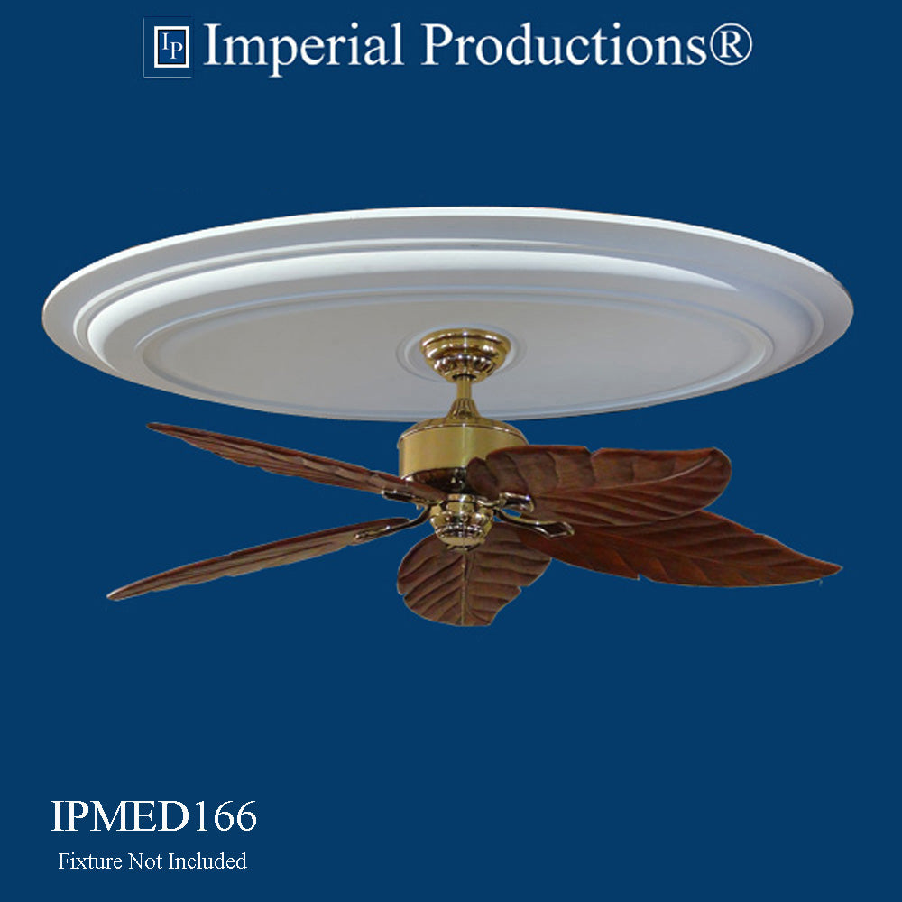 IPMED166-POL Colonial Medallion 48" x 24" ArchPolymer, Add to Cart for Shipping or Free Depot Pickup