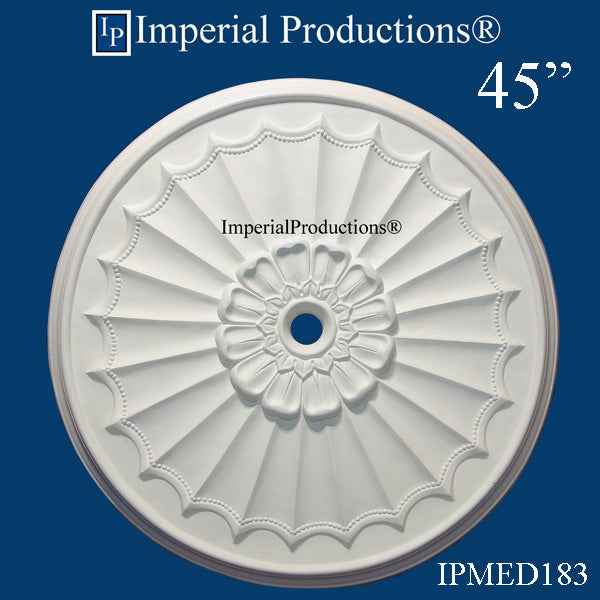 IPMED183-POL Federal Medallion 45", ArchPolymer, custom order, Add to Cart for Shipping Costs or Free Depot Pickup