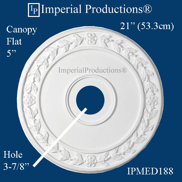 IPMED188-POL Federal Medallion 21" (53.34cm) ArchPolymer