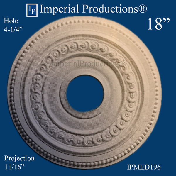 IPMED196-POL Federal Medallion 18" (45.7cm) ArchPolymer