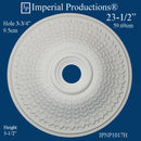 IPNP1017H-POL Modern Medallion 23-1/2" (59.69cm) ArchPolymer
