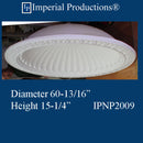 IPNP2009-POL Dome Diameter 60-13/16" ArchPolymer