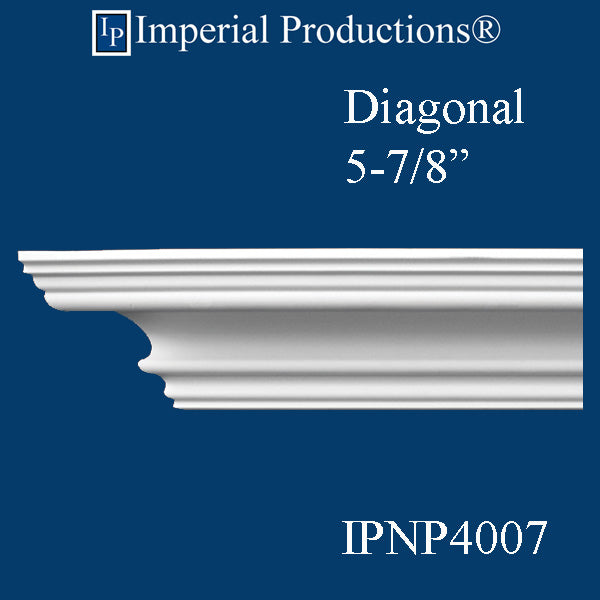 IPNP4007-POL-PK15 Crown Diagonal 5-7/8" High ArchPolymer pack of 15