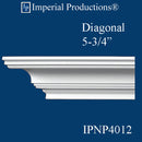 IPNP4012-POL-PK6 Crown Diagonal 5-3/4" ArchPolymer, Pack 6