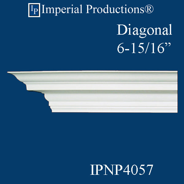 IPNP4057-POL-PK20 Crown Diagonal 6-15/16" ArchPolymer, Pack 20