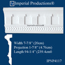 IPNP4117-POL-PK2 Frieze Width 7-7/8" x Projection 1-7/8" Length 94-1/4" pack of 2