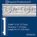 IPNP4145-POL-PK2 Frieze Width 7-1/16" x Projection 1" Length 94-1/4" pack of 2
