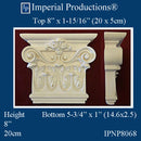 IPNP8068-POL Roman Corinthian Pilaster Capital ArchPolymer