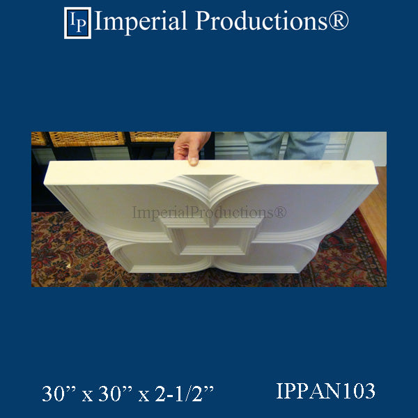 IPPAN103-POL-PK4 Gothic Panel 30 x 30 x 2-1/2 inches Pack of 4