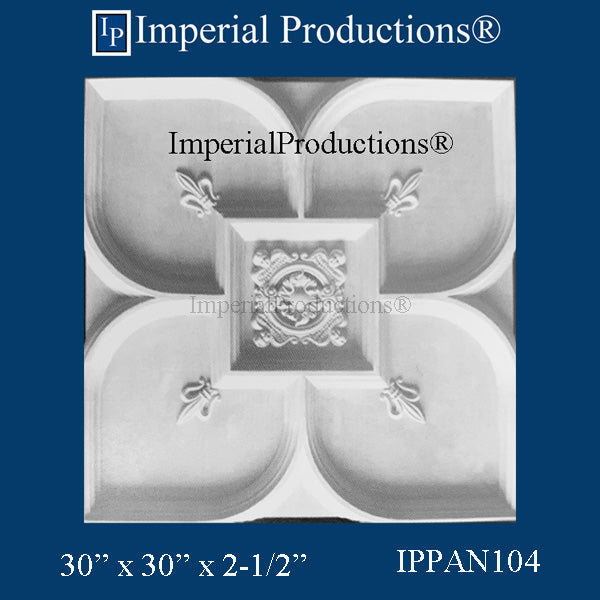 IPPAN104-POL-PK10 Gothic Panel 30 x 30 x 2-1/2 inches Pack of 10